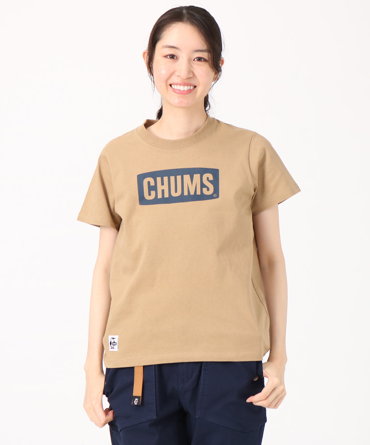 CHUMS Plain Logo T-Shirt