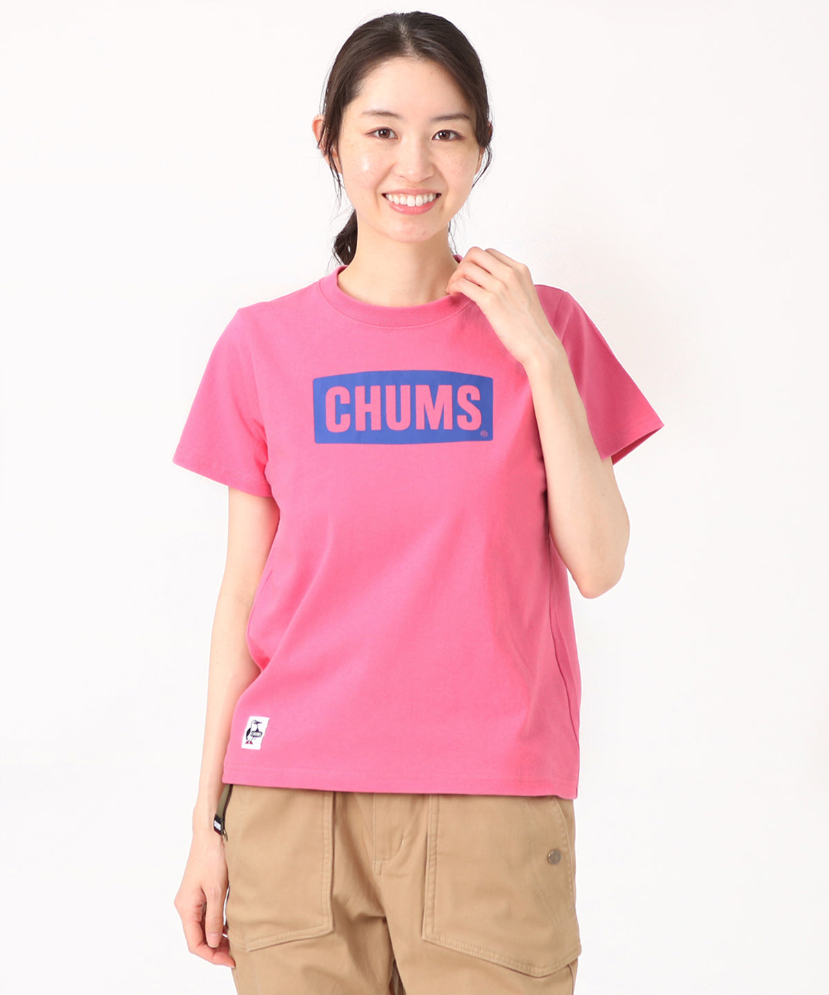 CHUMS Plain Logo T-Shirt