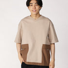 Heavy Weight Side Pocket V Neck T-Shirt