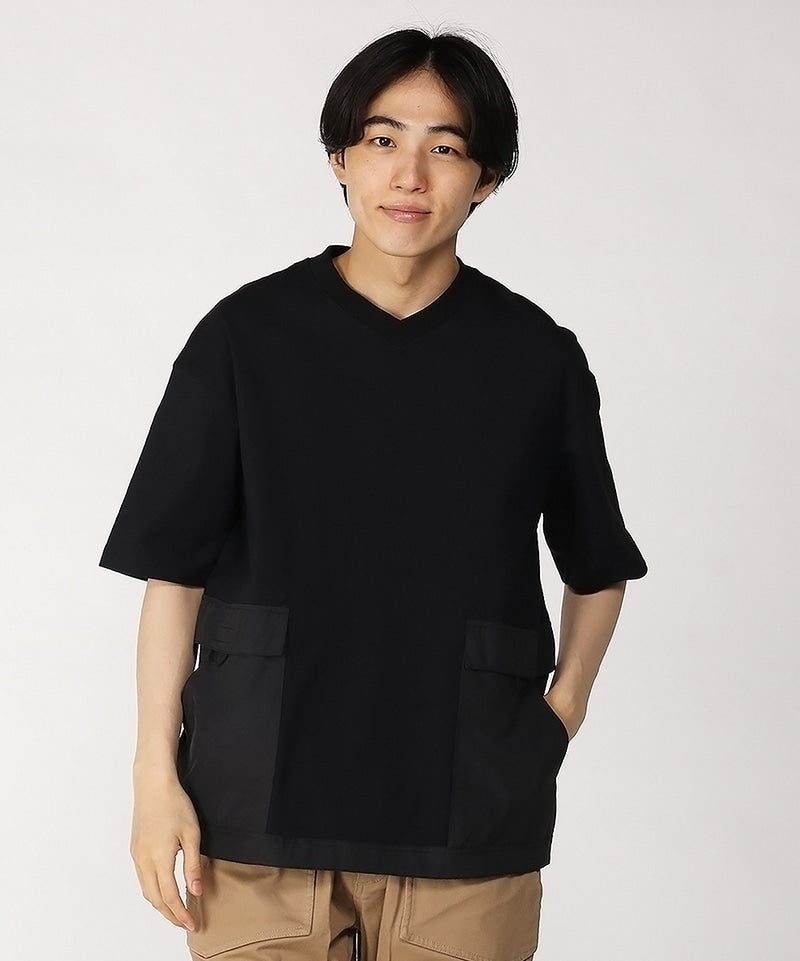 Heavy Weight Side Pocket V Neck T-Shirt – CHUMS Singapore