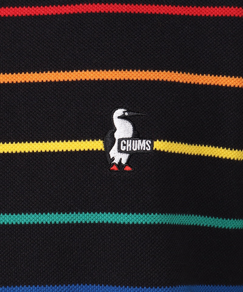 CHUMS L/S OK Border Shirt S ネイビー CHUMS チャムス Oversized Booby Border Pique T-Shirt オーバー