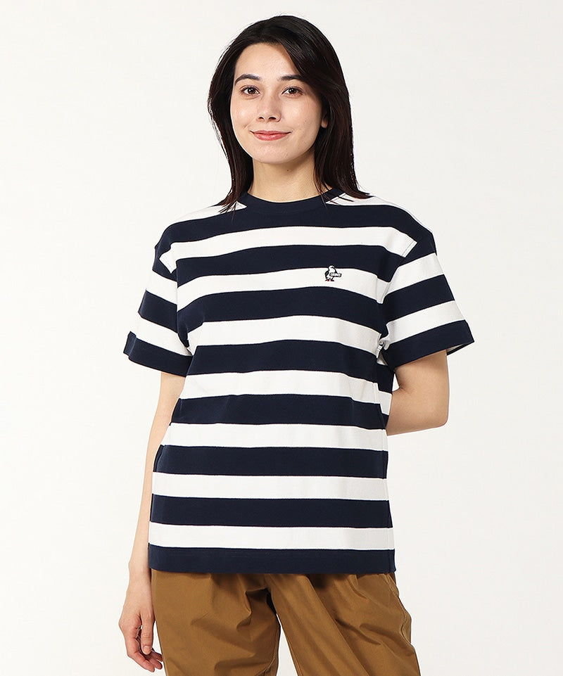 Oversized Booby Border Pique T-Shirt