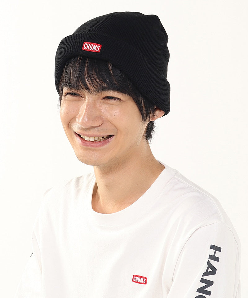 CHUMS Logo Short Knit Cap