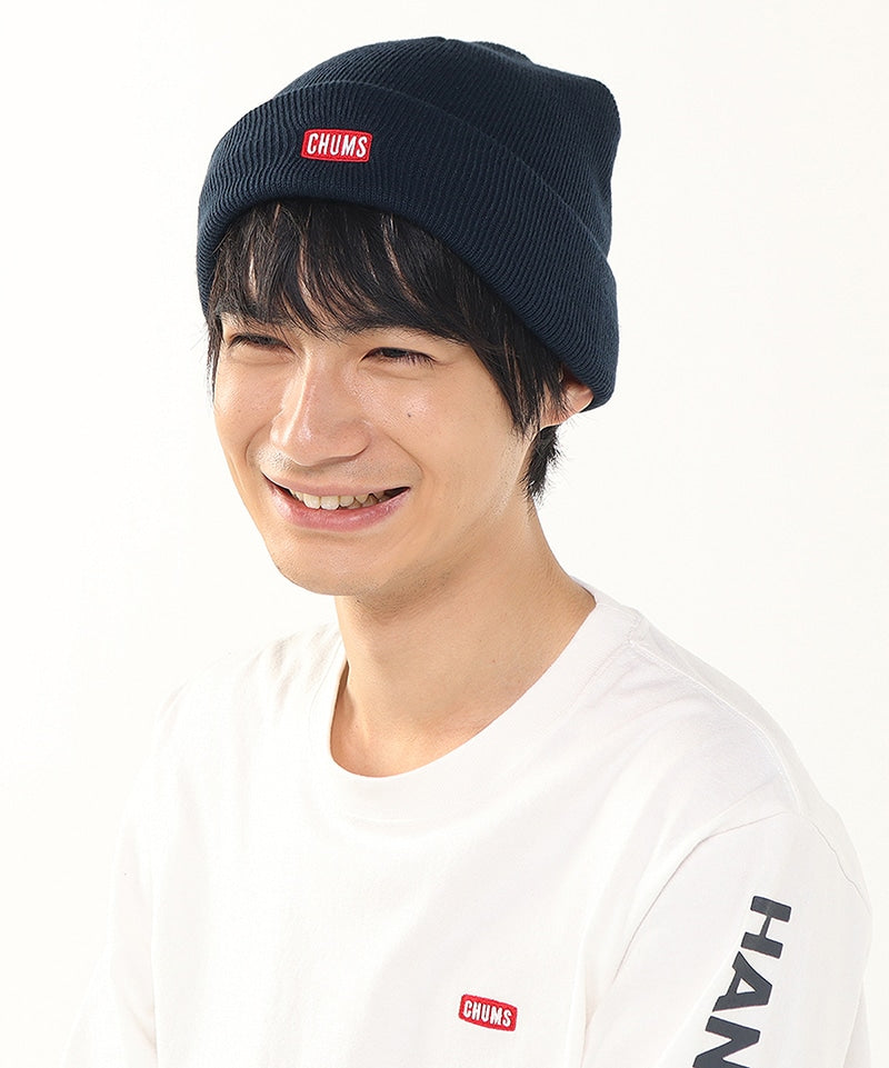 CHUMS Logo Short Knit Cap