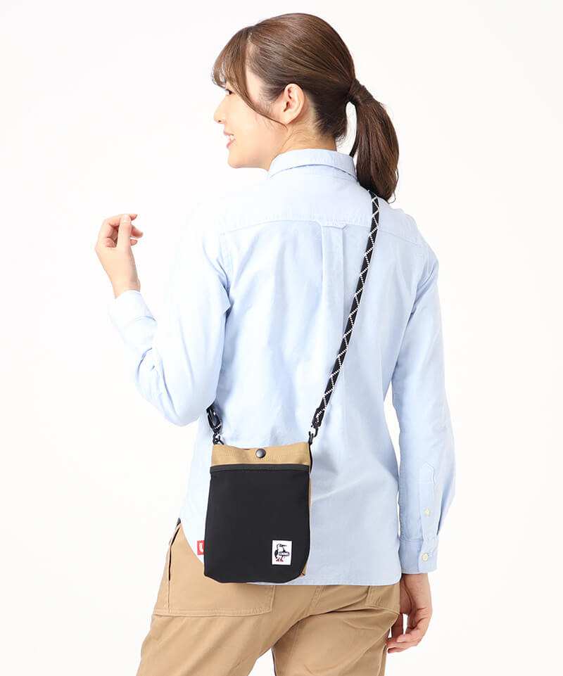 CHUMS Recycle Mesh Pocket Shoulder Bag