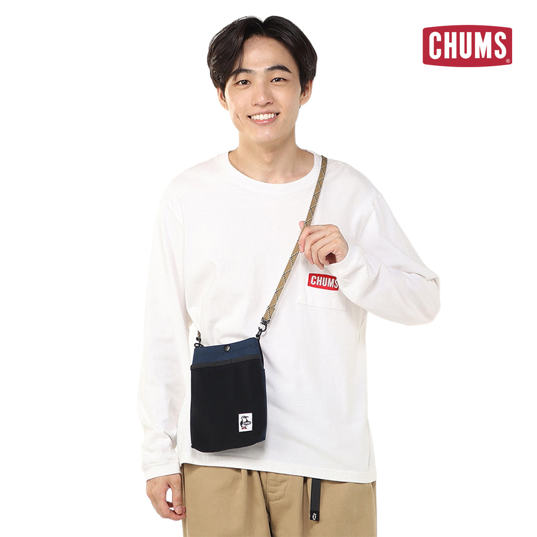 CHUMS Recycle Mesh Pocket Shoulder Bag