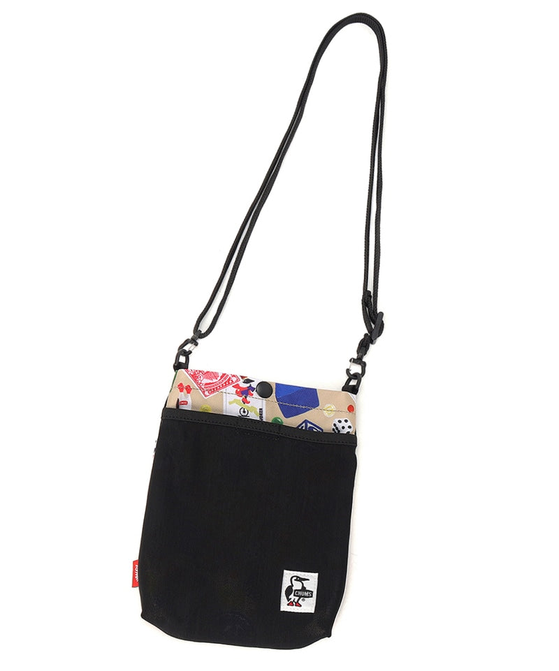 CHUMS Recycle Mesh Pocket Shoulder Bag